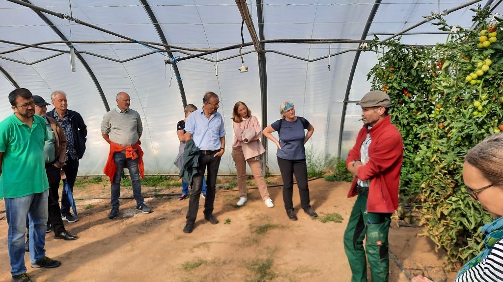 Besuch auf dem Biogemüse-Hof